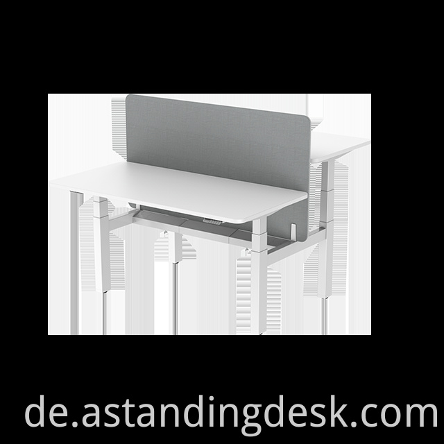 Modebüromöbel 2 Personenhöhe Verstellbares intelligentes Stehdesantisch von Angesicht zu Angesichts Workstation Smart Desk